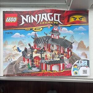 LEGO Ninjago Legacy Red and Black Temple Set instructions